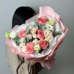 Нежный розовый букет — изображение 2